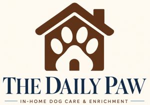 The Daily Paw logo: a house with a paw print